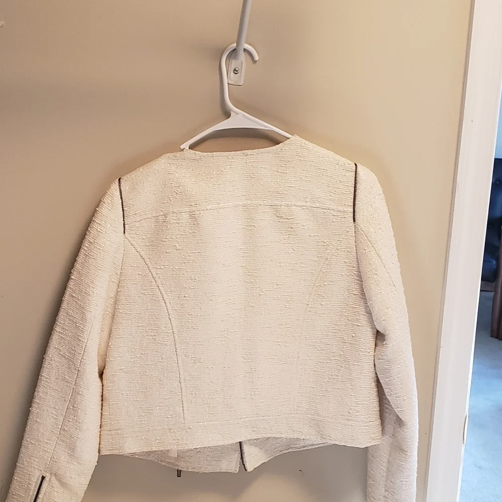 Catherine Maladrino Cream Blazer/Jacket - Picture 5 of 5